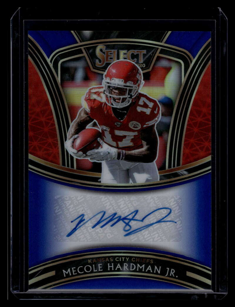 2020 Select Signatures Prizm Blue 91 Mecole Hardman Jr. Auto 72/99