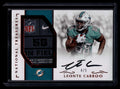 2016 Panini National Treasures Leonte Carroo Rookie Laundry Tag Patch Auto 4/5