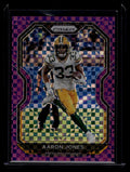 2020 Panini Prizm Prizms Purple Power Refractor 207 Aaron Jones 46/49
