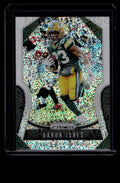 2019 Panini Prizm Prizms White Sparkle Refractor 120 Aaron Jones