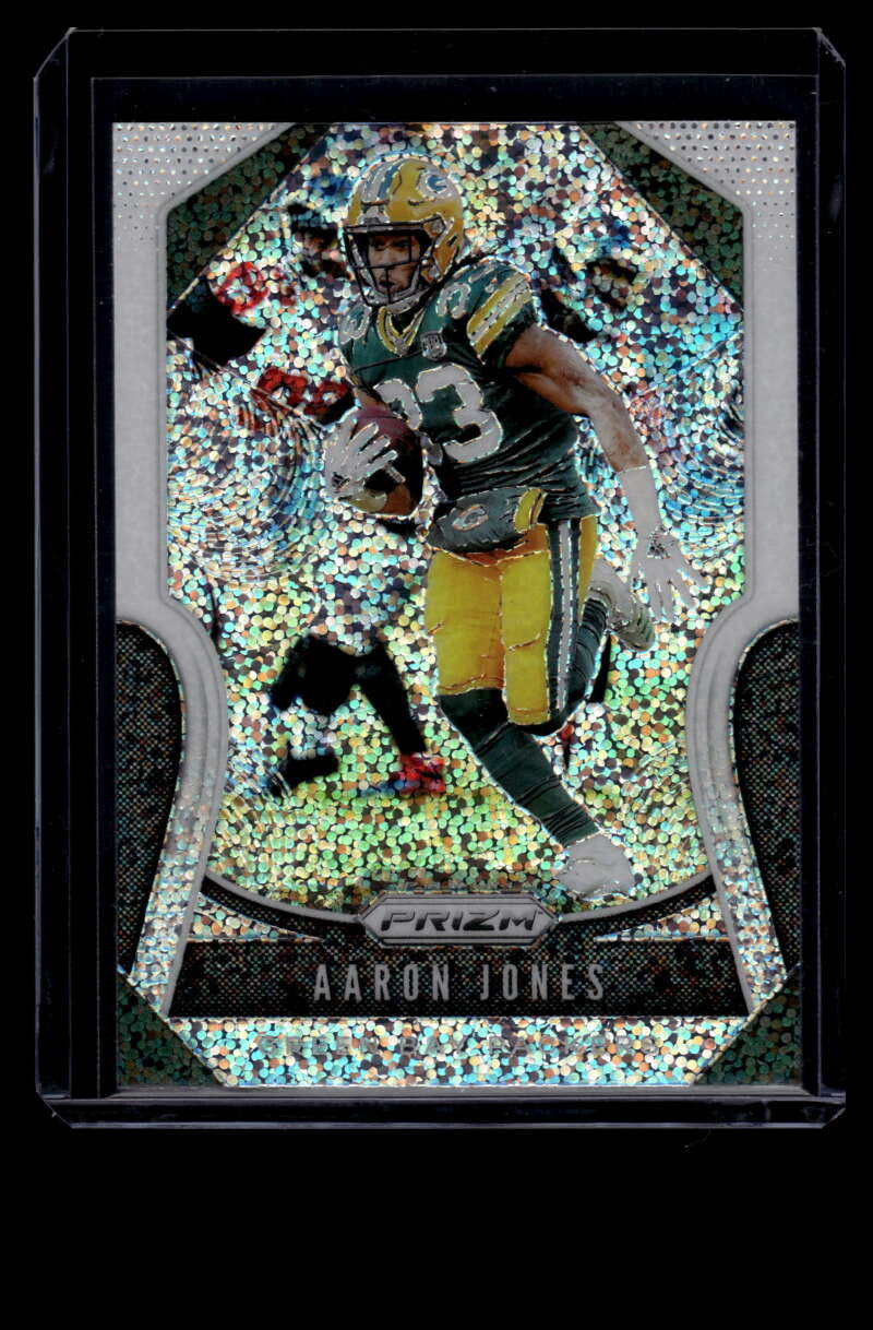 2019 Panini Prizm Prizms White Sparkle Refractor 120 Aaron Jones