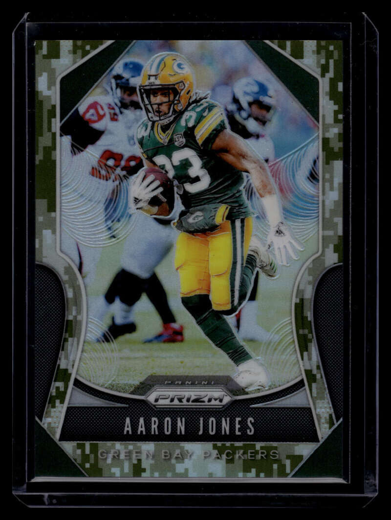 2019 Panini Prizm Prizms Camo Refractor 120 Aaron Jones 12/25