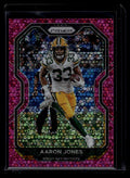 2020 Panini Prizm Prizms No Huddle Pink Refractor 207 Aaron Jones 6/15