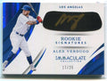 DELETE 121805 2018 Immaculate Collection Carbon Signatures Blue Alex Verdugo Rookie Auto 17/25