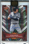 2022 Topps Archives Signature Series Evan White Auto 1/1 2019 Bowman Chrome