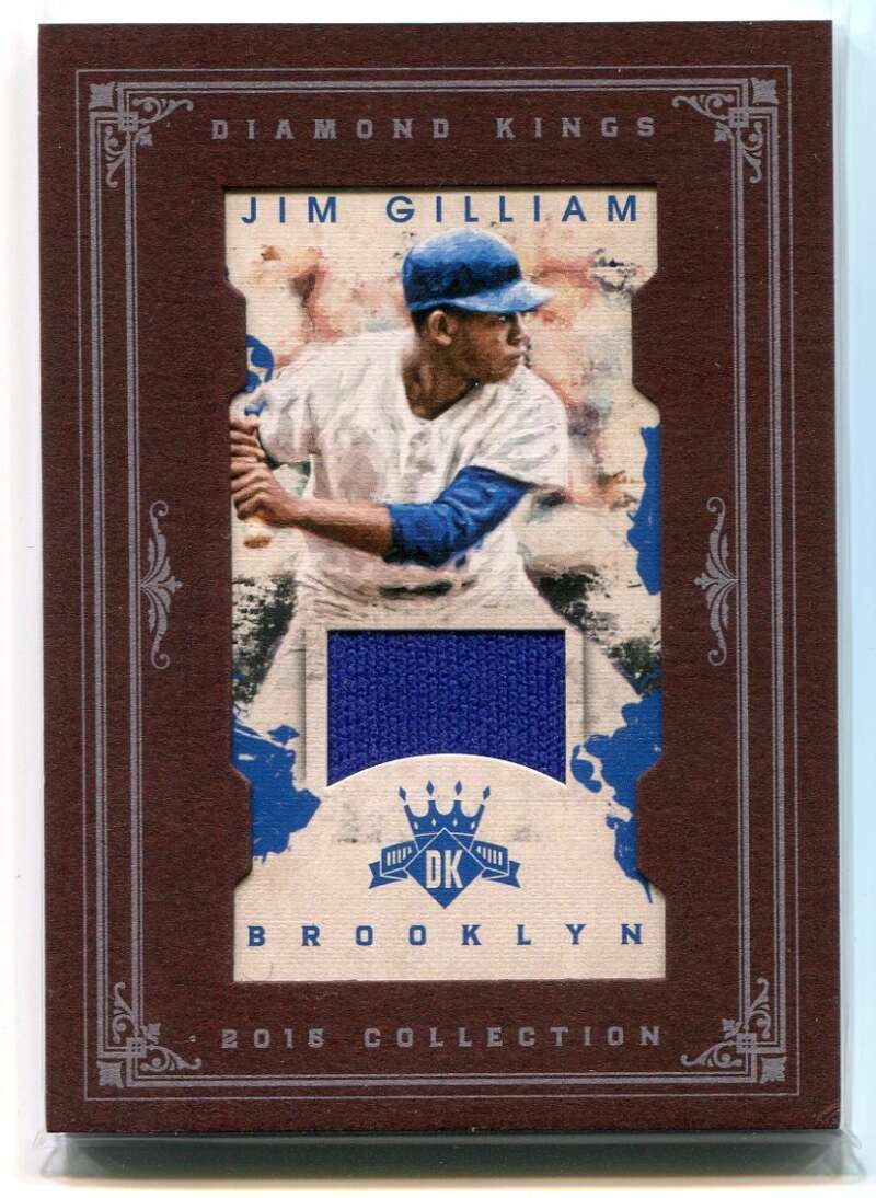 2016 Diamond Kings DK Minis Materials Framed 47 Jim Gilliam Jersey 6/99