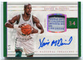 2016-17 Panini National Treasures 14 Xavier McDaniel Laundry Tag Patch Auto 5/5