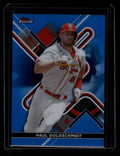 2022 Finest Blue Refractor 91 Paul Goldschmidt 53/150