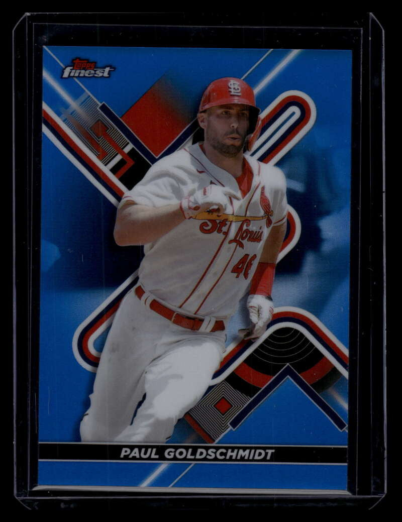 2022 Finest Blue Refractor 91 Paul Goldschmidt 53/150