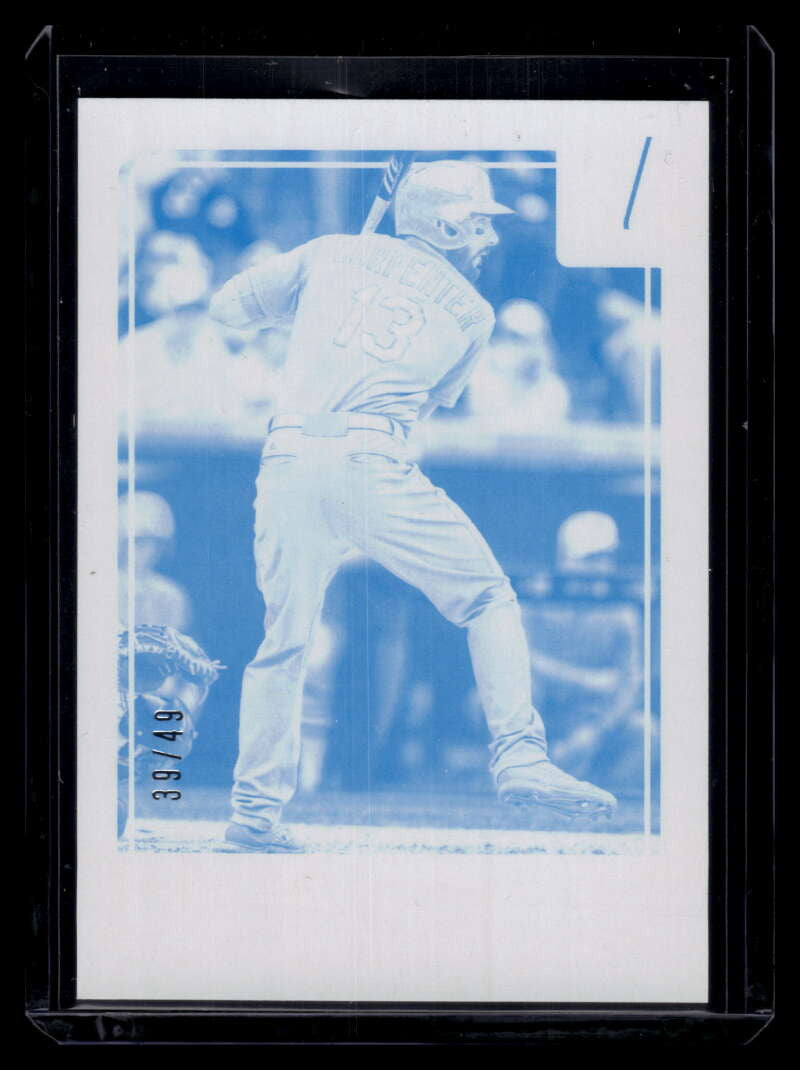 2016 Donruss Test Proof Cyan 89 Matt Carpenter 39/49