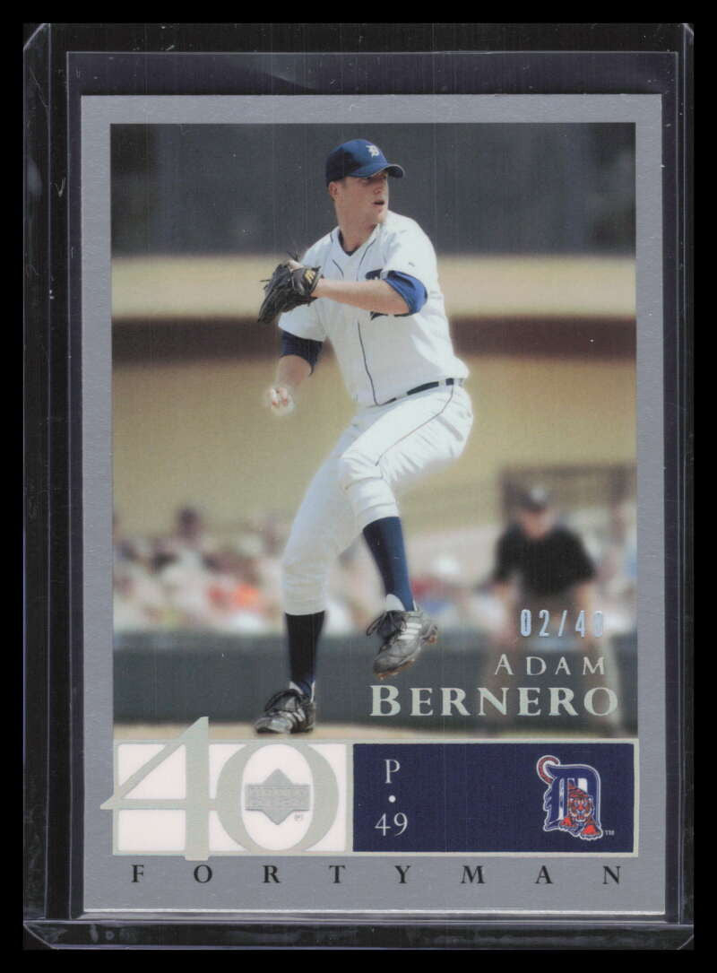 2003 Upper Deck 40-Man Rainbow 258 Adam Bernero 2/40