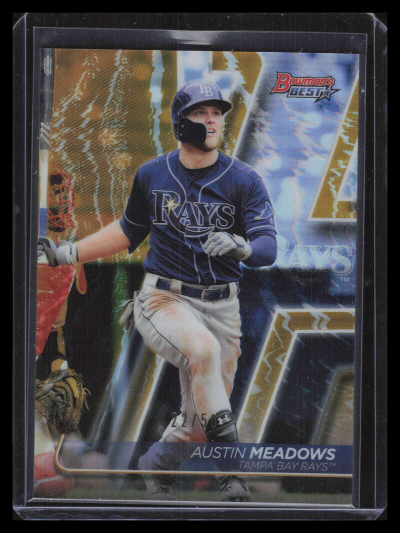 2020 Bowman's Best Gold Refractor 64 Austin Meadows 22/50