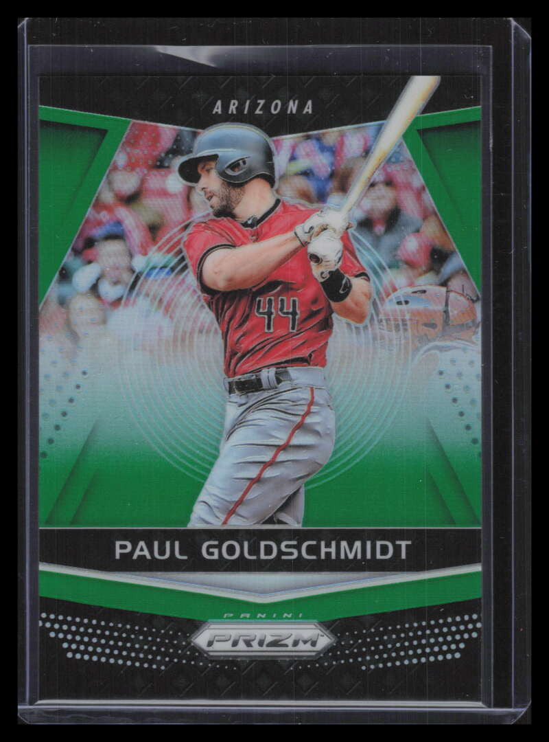 2018 Panini Prizm Green Refractor 15 Paul Goldschmidt 32/50