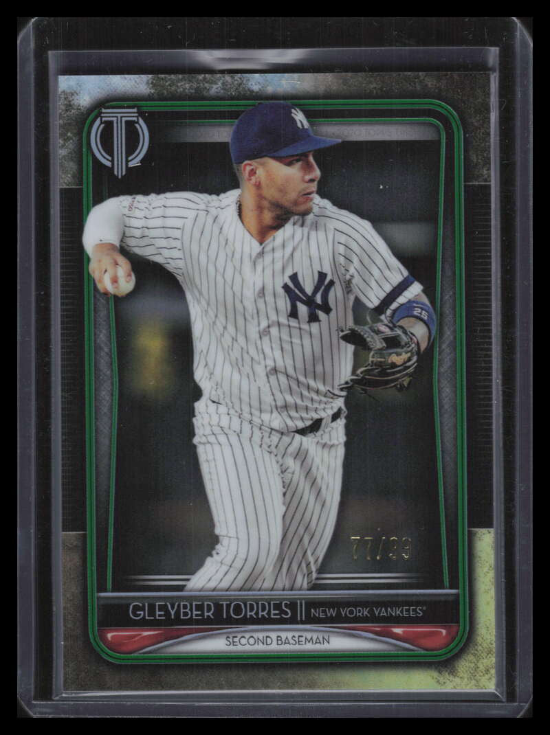 2020 Topps Tribute Green 10 Gleyber Torres 77/99