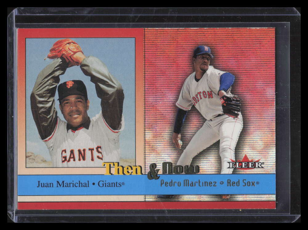 2002 Fleer Then &amp; Now 7 Juan Marichal Pedro Martinez 248/275