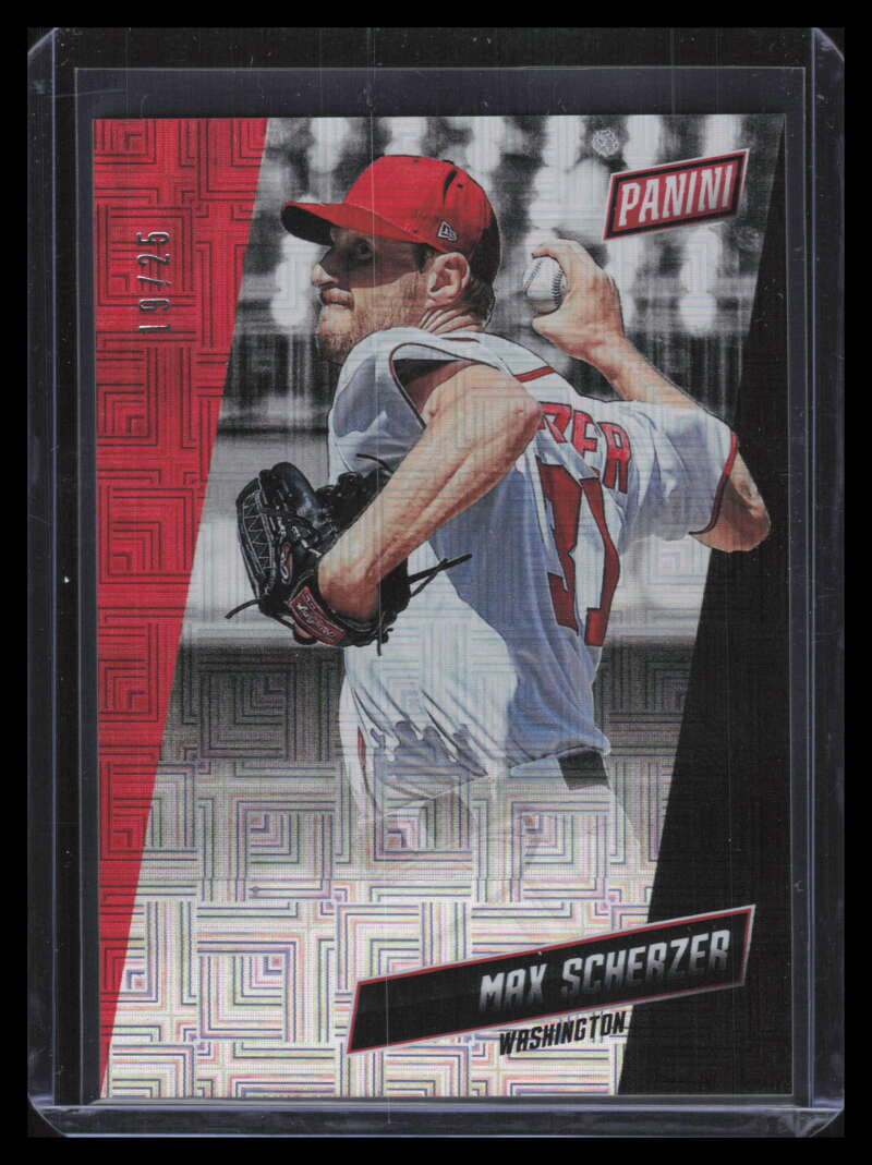 2019 Panini National Convention Escher Squares 45 Max Scherzer 19/25