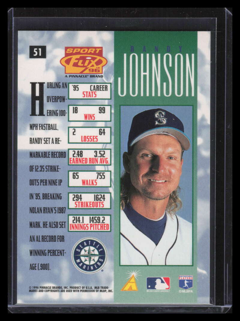1996 Sportflix Artist's Proofs 51 Randy Johnson