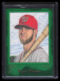 2017 Topps Gallery Green 25 Bryce Harper 47/99