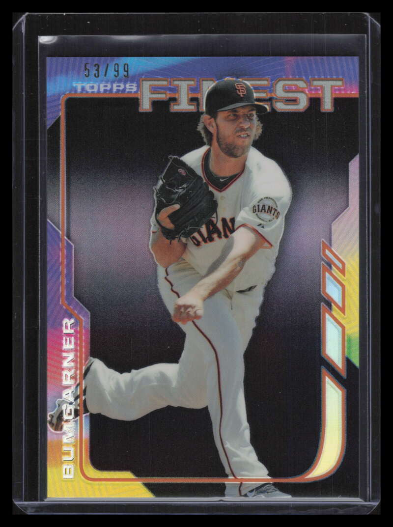 2014 Finest Black Refractor 19 Madison Bumgarner 53/99