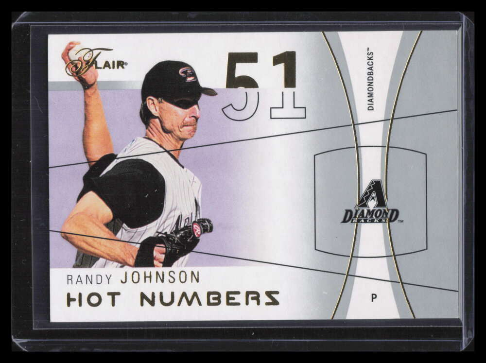 2004 Flair Hot Numbers Gold 16 Randy Johnson 45/51