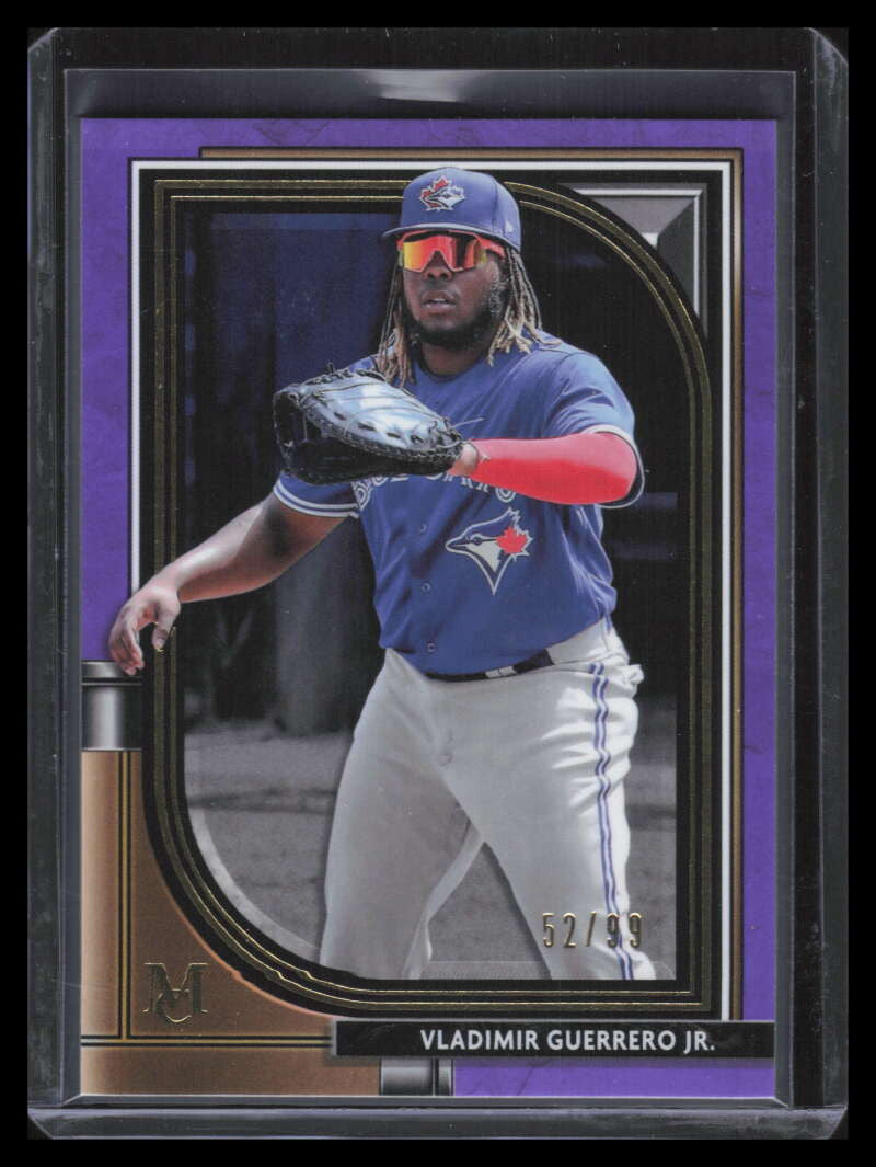 2021 Topps Museum Collection Amethyst 19 Vladimir Guerrero Jr. 52/99