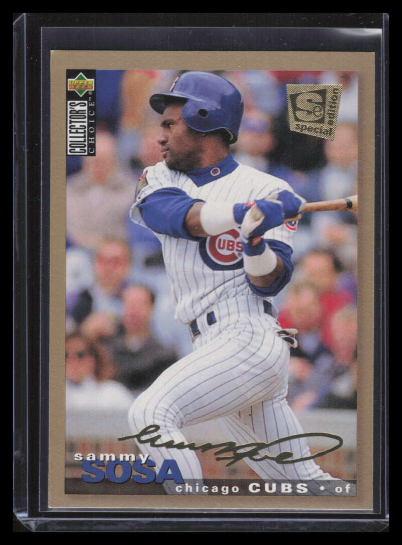 1995 Collector's Choice SE Gold Signature 85 Sammy Sosa ID: 122499