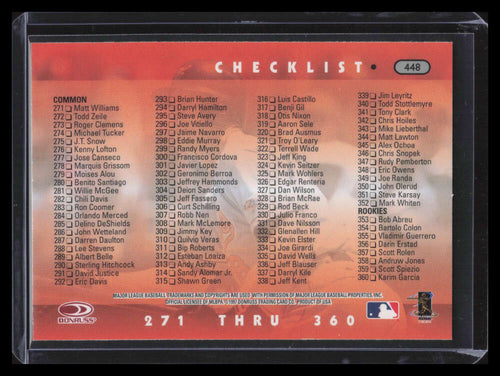 1997 Donruss Silver Press Proofs 448 Cal Ripken Jr. CL /2000 Checklist