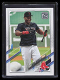 2021 Topps Base Set Photo Variations 226 Rafael Devers Blue Shirt SP