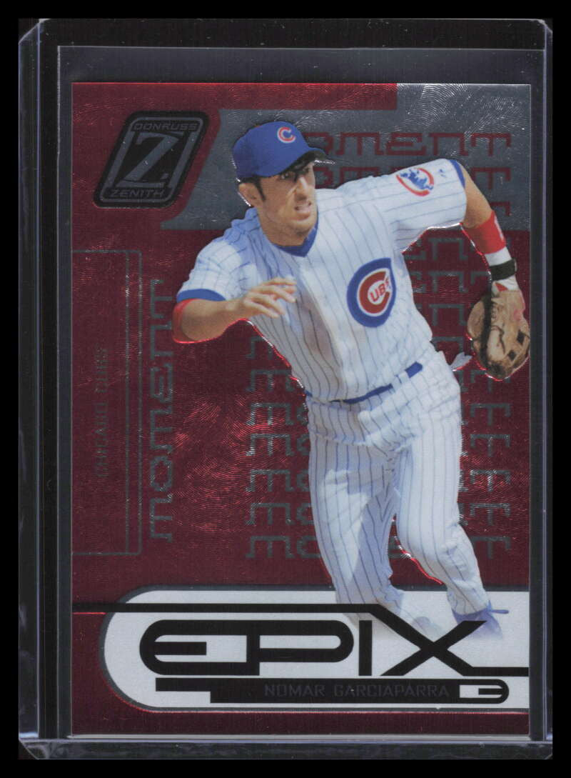 2005 Zenith Epix Red Moment 16 Nomar Garciaparra 13/50