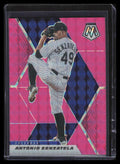 2021 Panini Mosaic Mosaic Pink Fluorescent Refractor 8 Antonio Senzatela 7/10