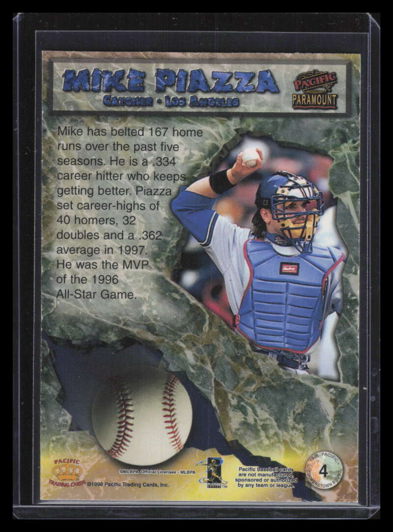 1998 Paramount Cooperstown Bound 4 Mike Piazza