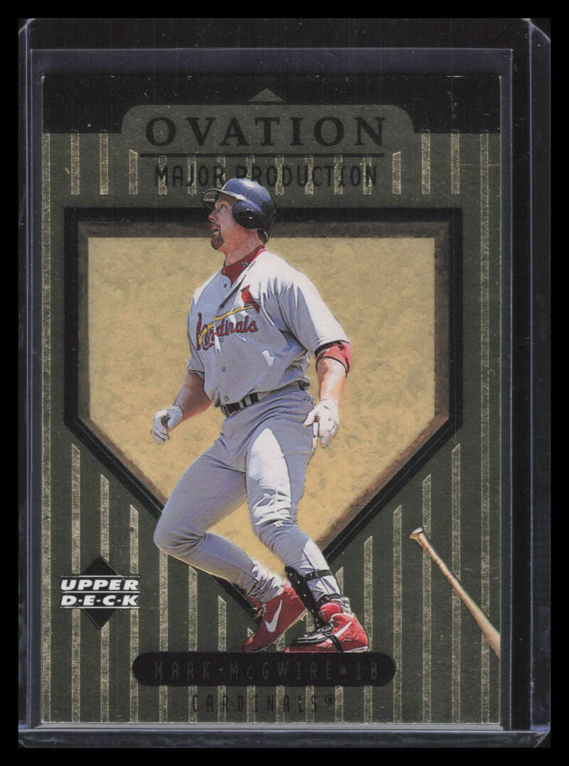 1999 Upper Deck Ovation Major Production s2 Mark McGwire ID: 122718