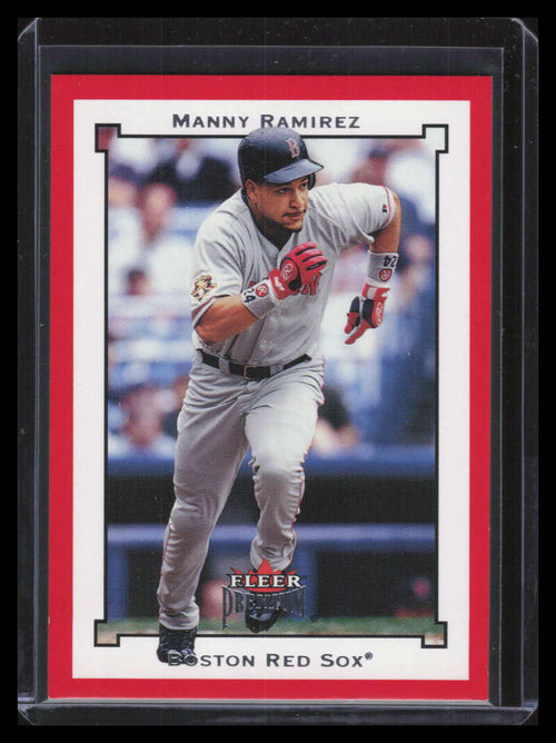 2002 Fleer Premium Star Ruby 50 Manny Ramirez 81/125