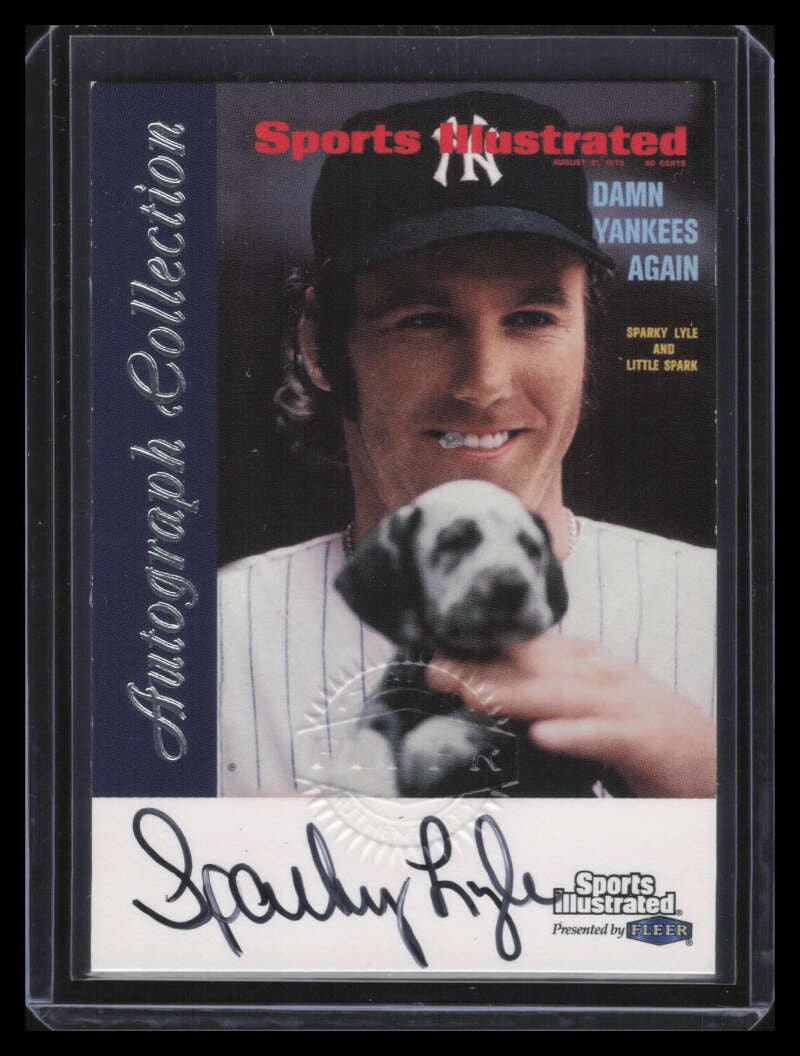 1999 Sports Illustrated Greats of the Game Autographs 45 Sparky Lyle Auto
