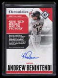 DELETE 122960 2017 Panini Chronicles Autographs 4 Andrew Benintendi Rookie Auto