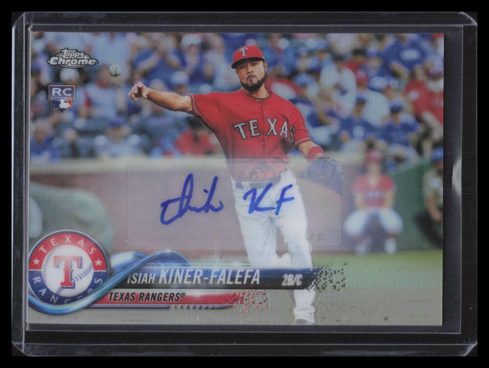 DELETE 122969 2018 Topps Chrome Update Autograph Refractor Isiah Kiner-Falefa Rookie Auto