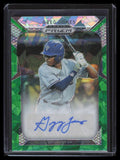 DELETE 122970 2019 Panini Prizm Draft Autographs Prizms Green Ice Greg Jones Rookie Auto 3/18
