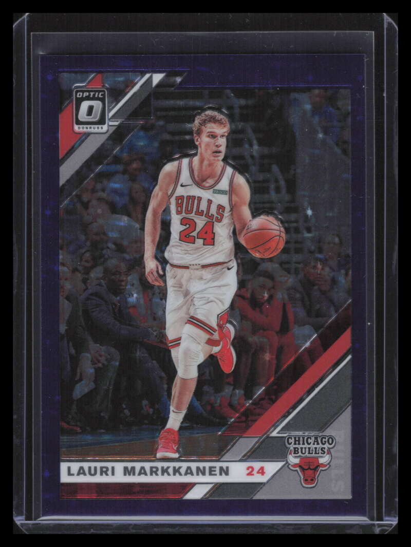2019-20 Donruss Optic Purple Stars Refractor 84 Lauri Markkanen 3/29