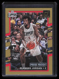 2017-18 Donruss Press Proof Gold 64 DeAndre Jordan 9/10
