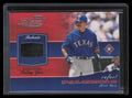 2002 Playoff Piece of Game Materials 67c Rafael Palmeiro Fielding Glove 15/50