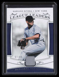 2018 Panini National Treasures League Leaders 18 Mariano Rivera Jersey 57/99