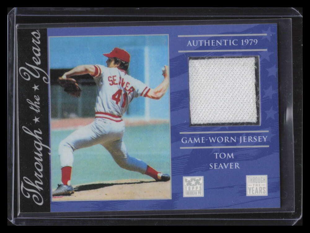 2002 Topps American Pie Through the Years Relics TS Tom Seaver Jersey