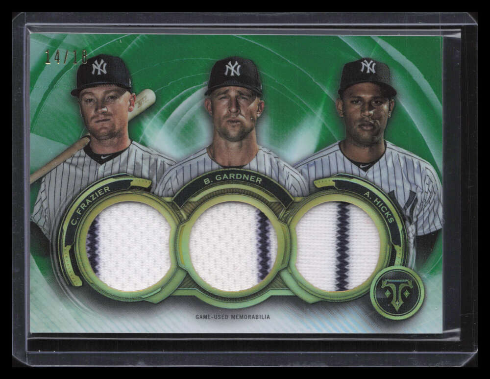 2019 Topps Triple Threads Combos Emerald Frazier Hicks Gardner Jersey 14/18