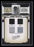 2005 Prime Patches Portraits Rafael Palmeiro Quad Jersey Shoe Fielding Glove /50
