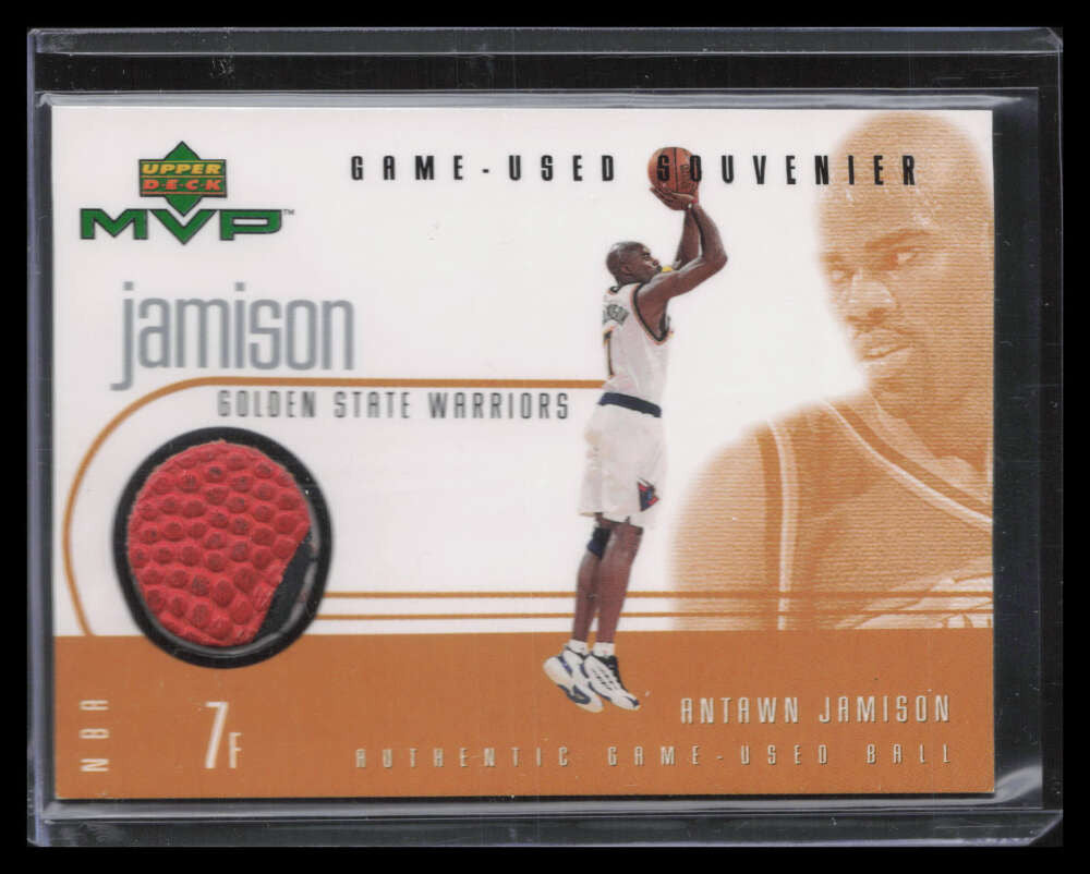 1999-00 Upper Deck MVP Game-Used Souvenirs AJS Antawn Jamison Ball