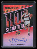 2018-19 Hoops Hot Signatures 18 Detlef Schrempf Auto