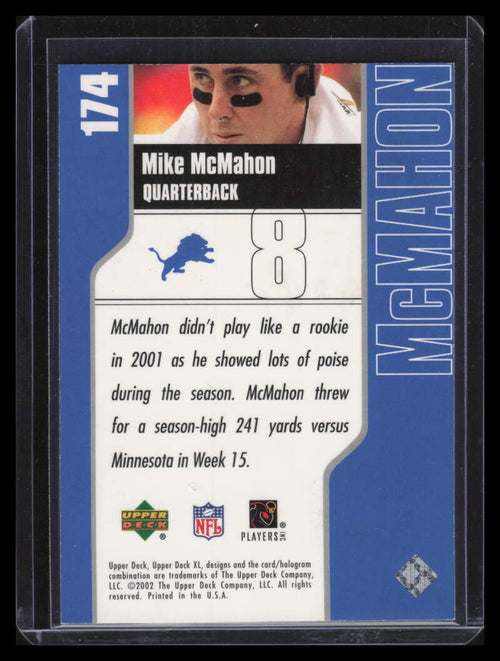 2002 Upper Deck XL Holofoil 174 Mike McMahon 11/65