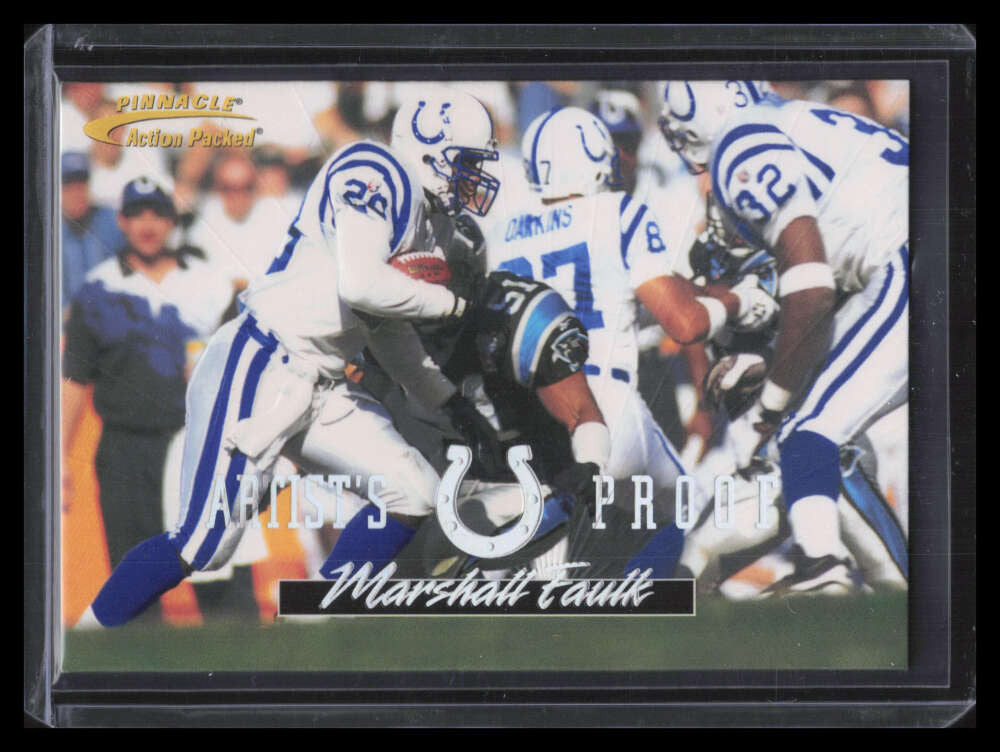 1996 Action Packed Artist's Proofs 53 Marshall Faulk