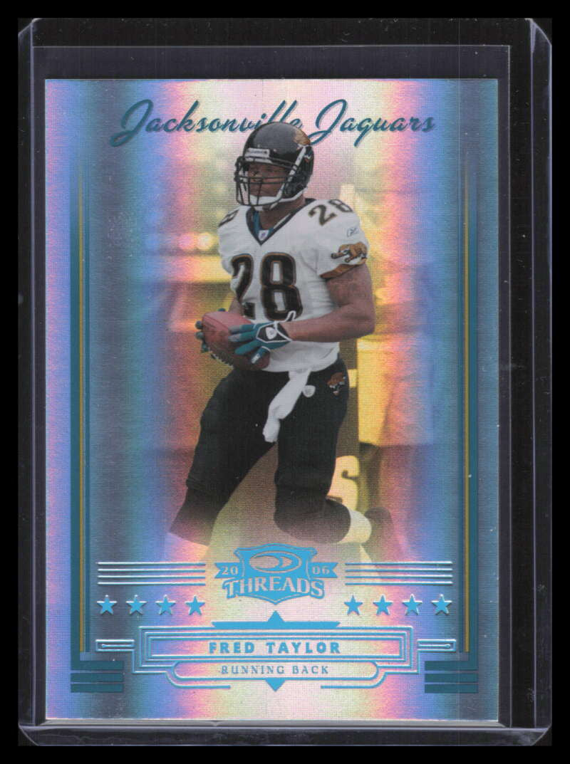 2006 Donruss Threads Platinum Holofoil 18 Fred Taylor 14/25