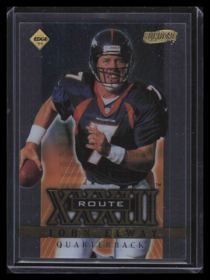 1999 Collector's Edge Supreme Route XXXIII r9 John Elway 891/1000
